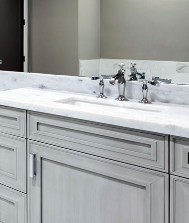 Mountain White Satin Marble